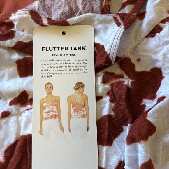 ALO Yoga Red and White Tank Top - Picture 3 of 3